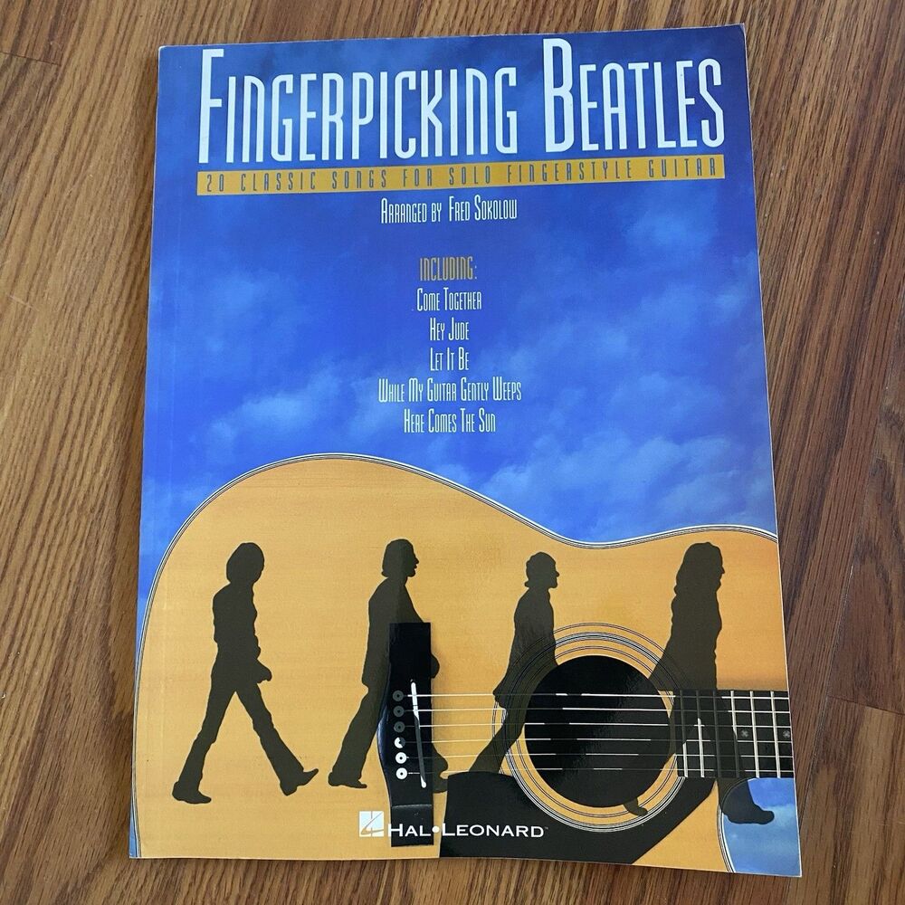 Vintage Fingerpicking Beatles 20 Classic Songbook For Guitar By Fred Sokolow